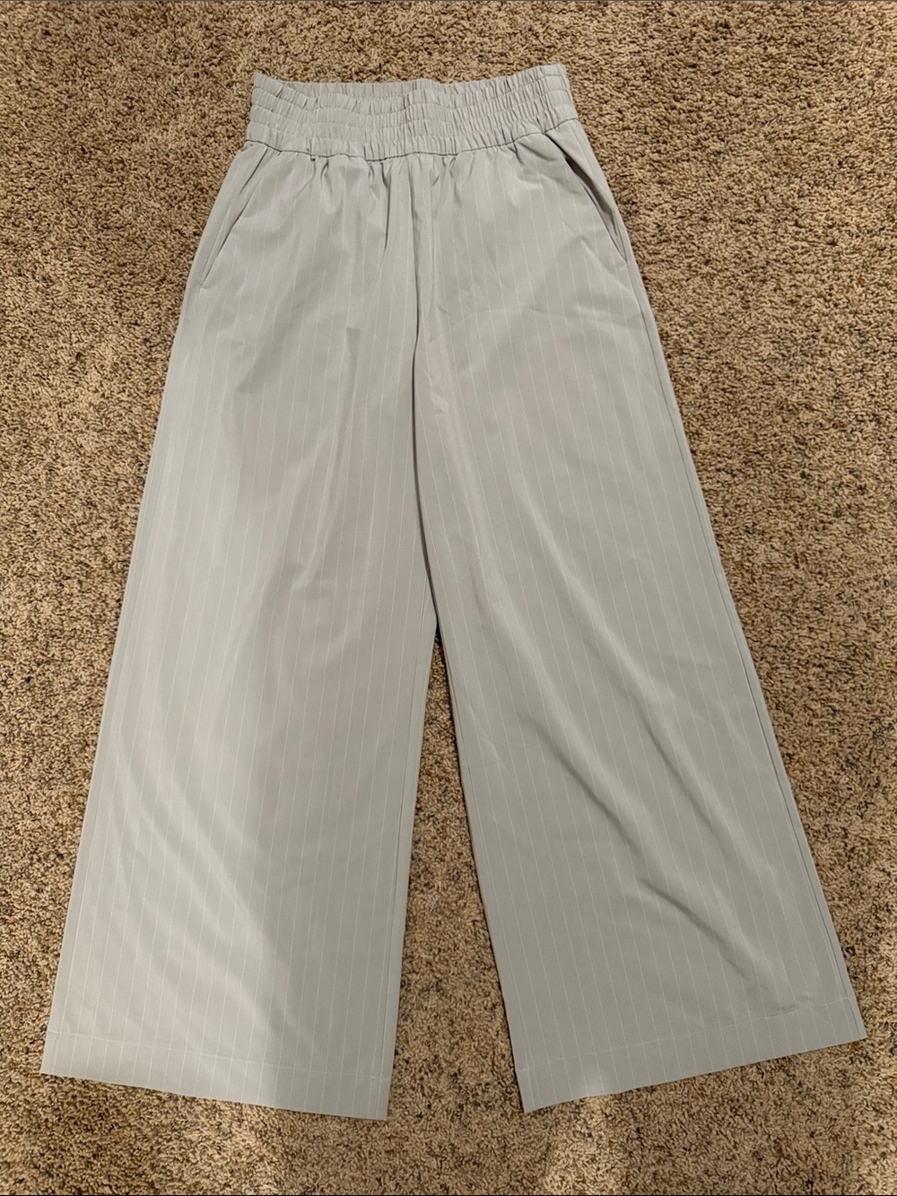 Vuori Suede Pinstripe Villa Wide leg- 28.5” Short